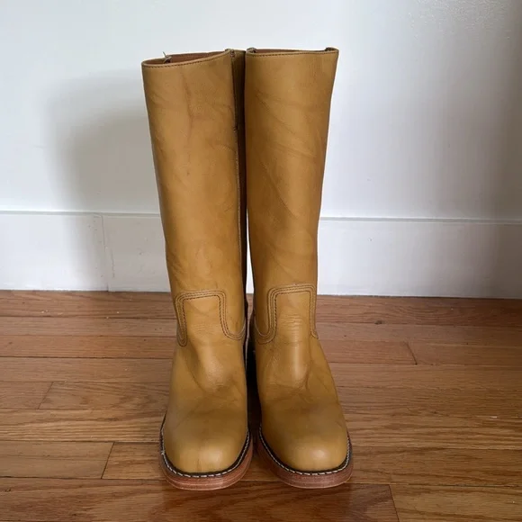 Frye Campus Boots Banana - Picture 4 of 7